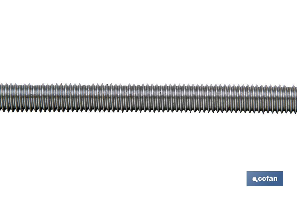 DIN-975 C-4.8 WHITWORTH  1 1/4  Z IZQUIERDAS