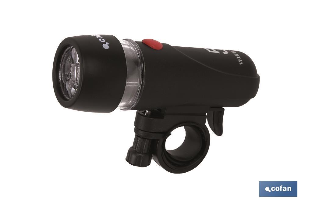 LUZ LED FARO BICICLETA 3 FUNCIONES