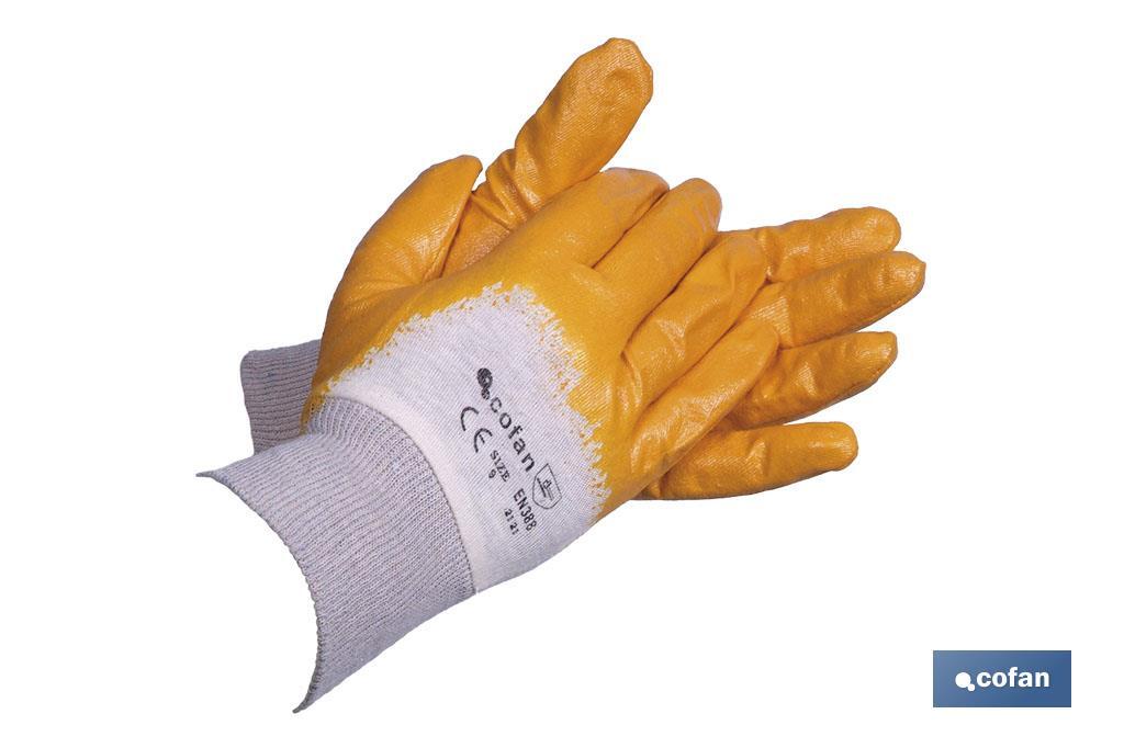 BLÍSTER DE GUANTE DE NITRILO AMARILLO TALLA 10 VENTA UNITARIA (PACK: 1 UDS)