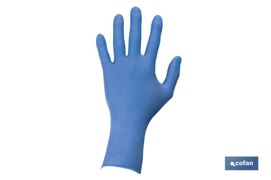 CAJA 100UDS. GUANTES DE NITRILO AZUL CLASE CTALLAL (PACK: 1 UDS)