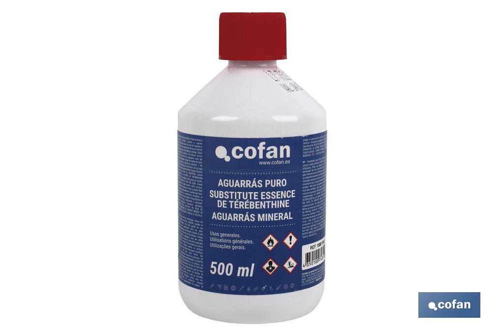 AGUARRÁS PURO COFAN 500ML (PACK: 1 UDS)