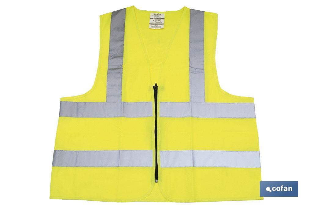 CHALECO AMARILLO CON CREMALLERA T-XL (PACK: 1 UDS)