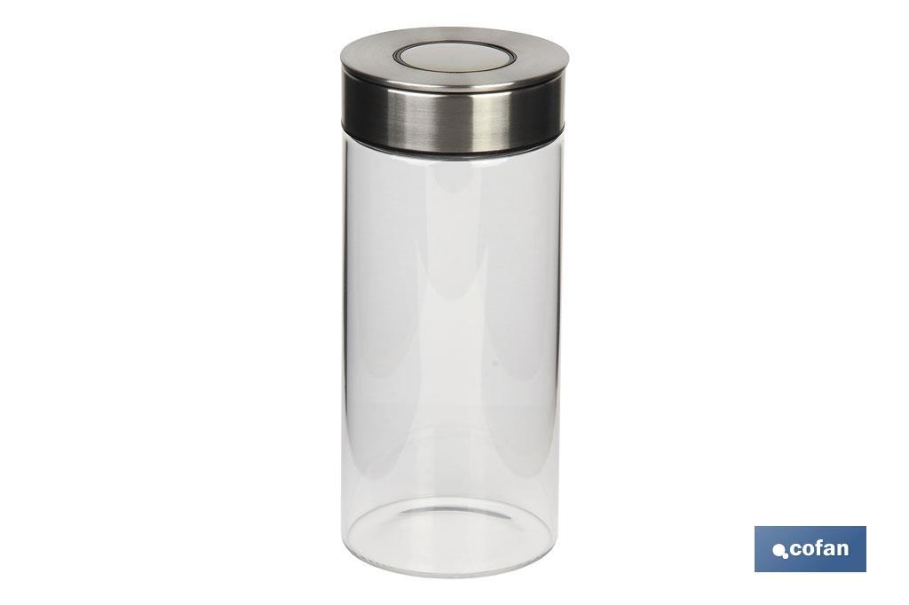 FRASCO BOROSILICATO+ACERO MODELO CICER 1500ML (PACK: 1 UDS)