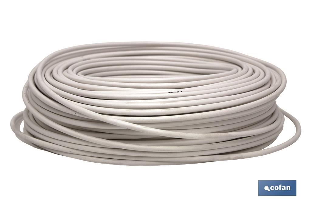 CABLE ANTENA 75 Ohm BLANCO (100 M)