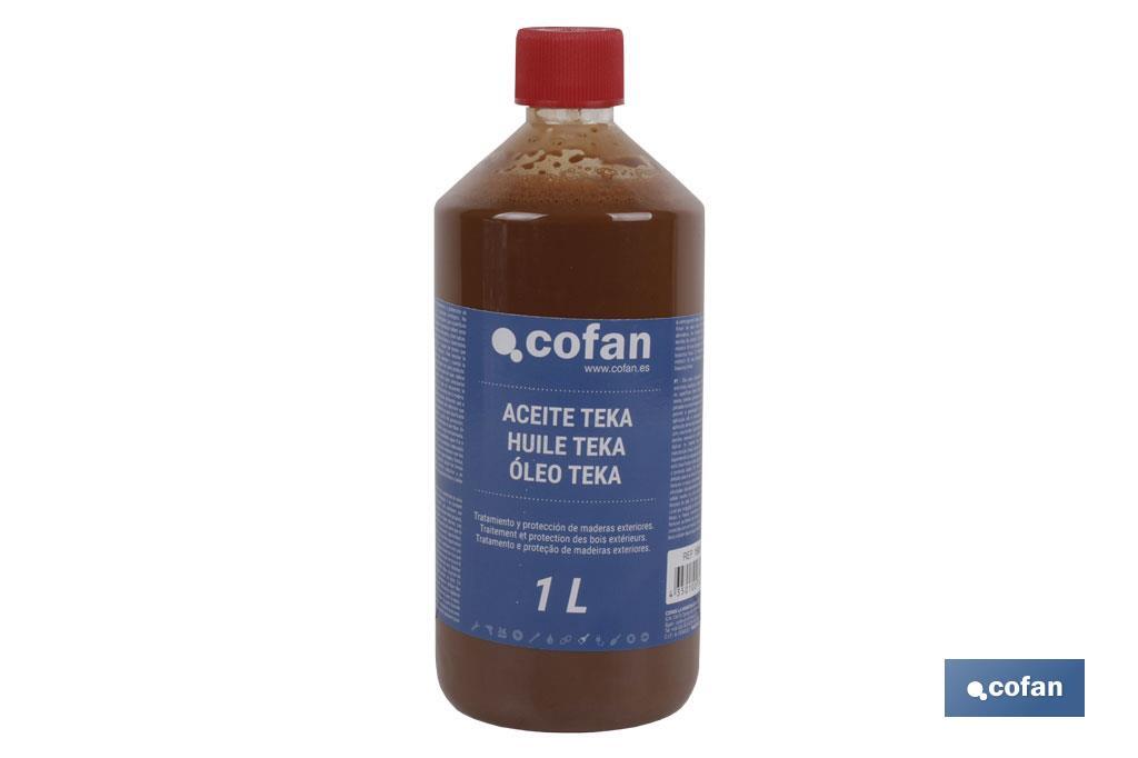 ACEITE TEKA COFAN 1LT (PACK: 1 UDS)