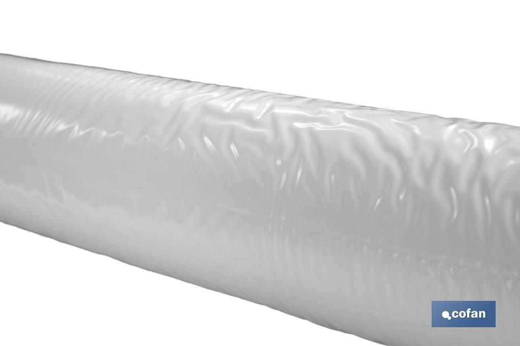 PROTECTOR DE MESA 1,40x50mts PVC BLANCO MODELO PUREZA (PACK: 1 UDS)