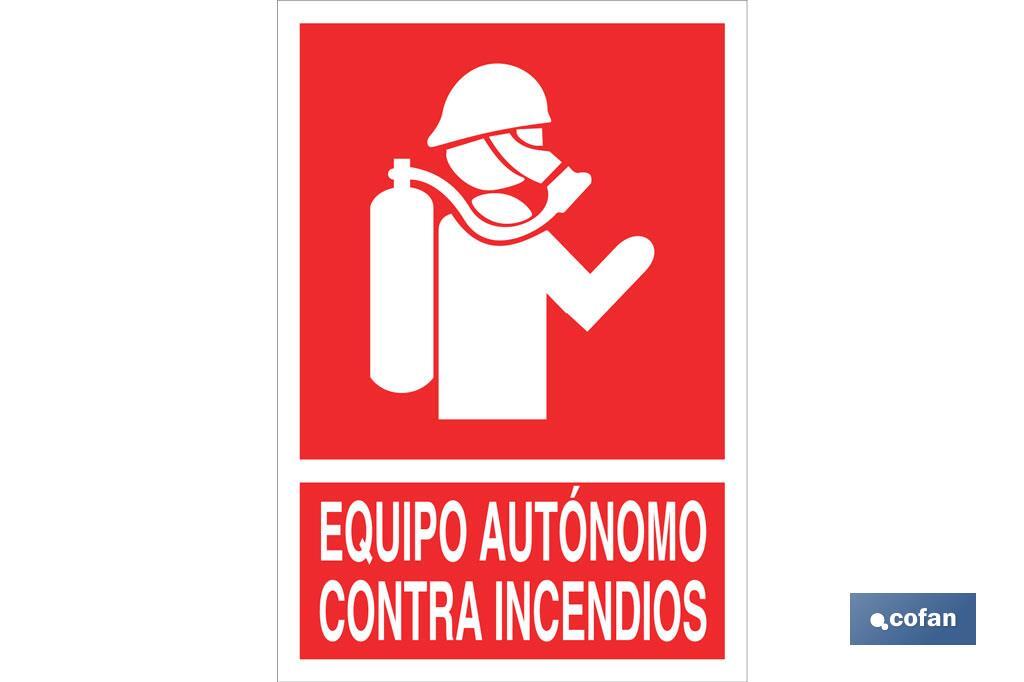 Equipo autónomo contra incendios