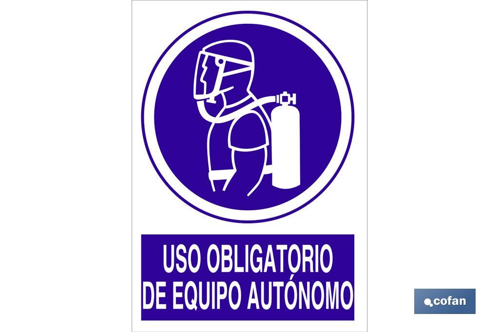 Uso obligatorio de equipo autónomo