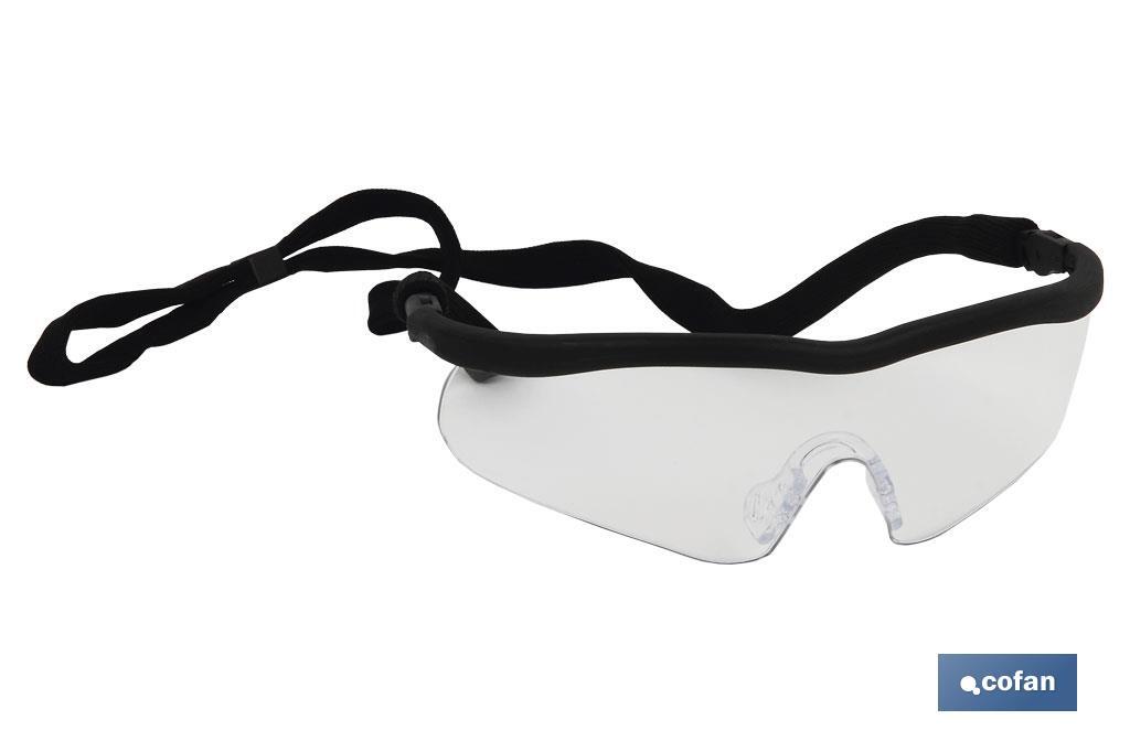 Gafas protectoras de seguridad transparentes | Resistente a arañazos | Mayor seguridad en bricolaje y soldadura, entre otros