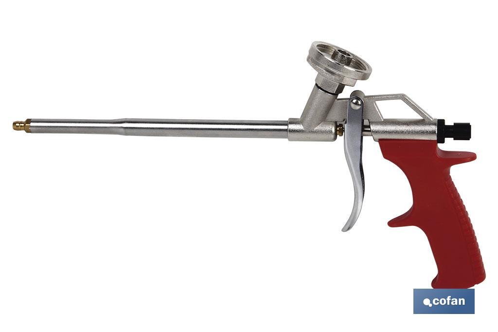 Pistola para Espuma de Poliuretano Ultra | Mango ergonómico | Medida 18 cm x ø2 mm