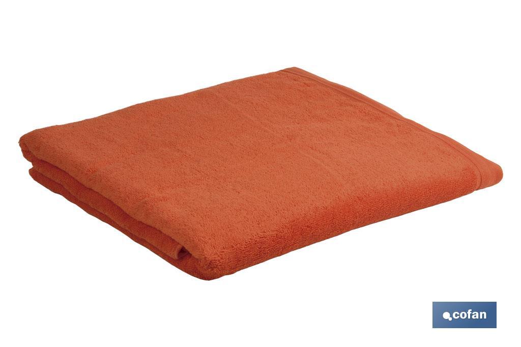 Toalla de Tocador | Color Orange | Modelo Amanecer | 100 % Algodón | Gramaje 580 g/m² | Medidas 30 x 50 cm